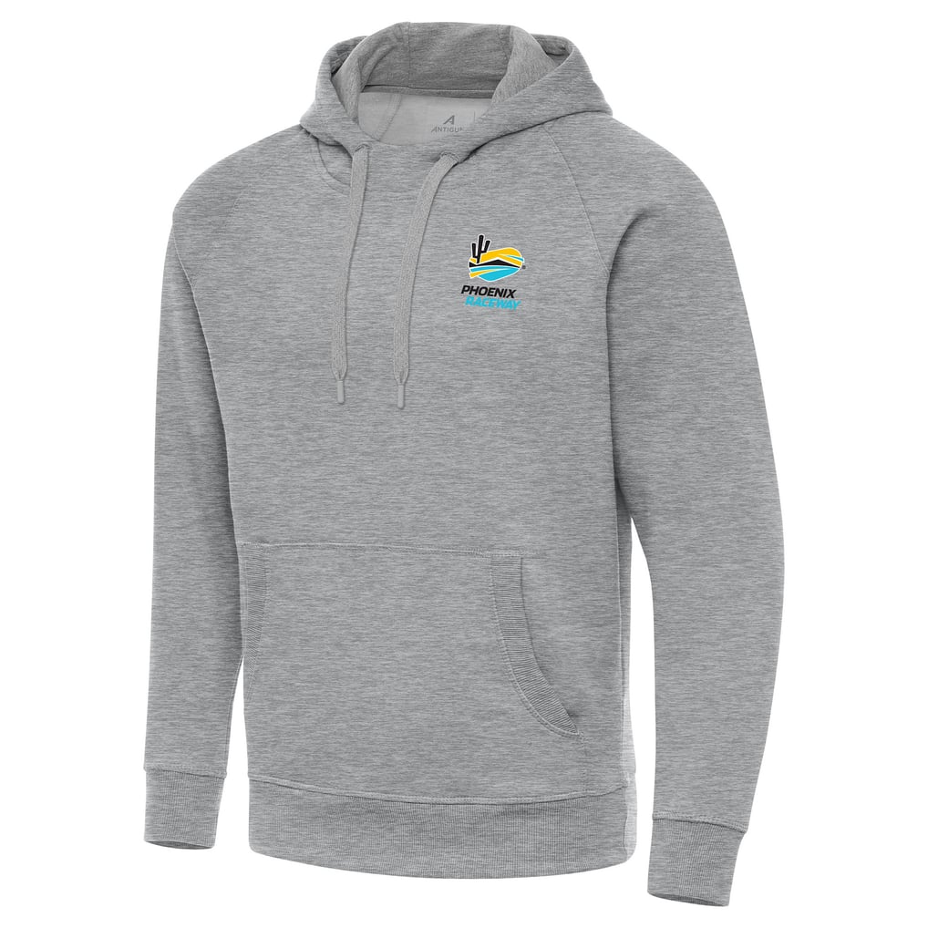  Phoenix Raceway Antigua Victory Pullover Hoodie - Heather Gray